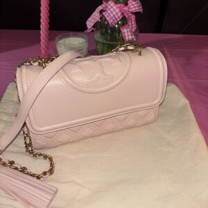 Tory Burch Light Pink Crossbody Bag